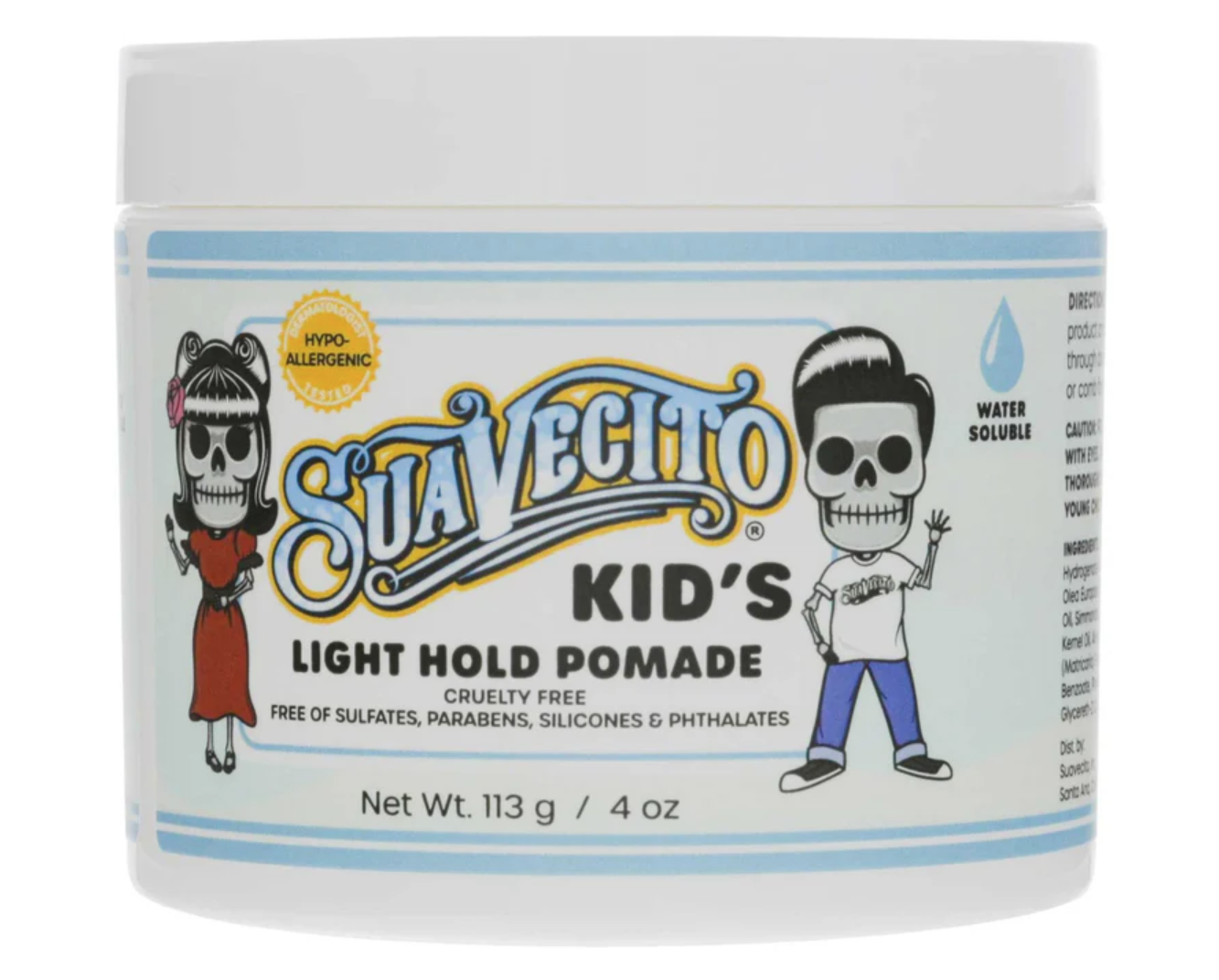 Suavecito Kid's Light Hold Pomade 113g