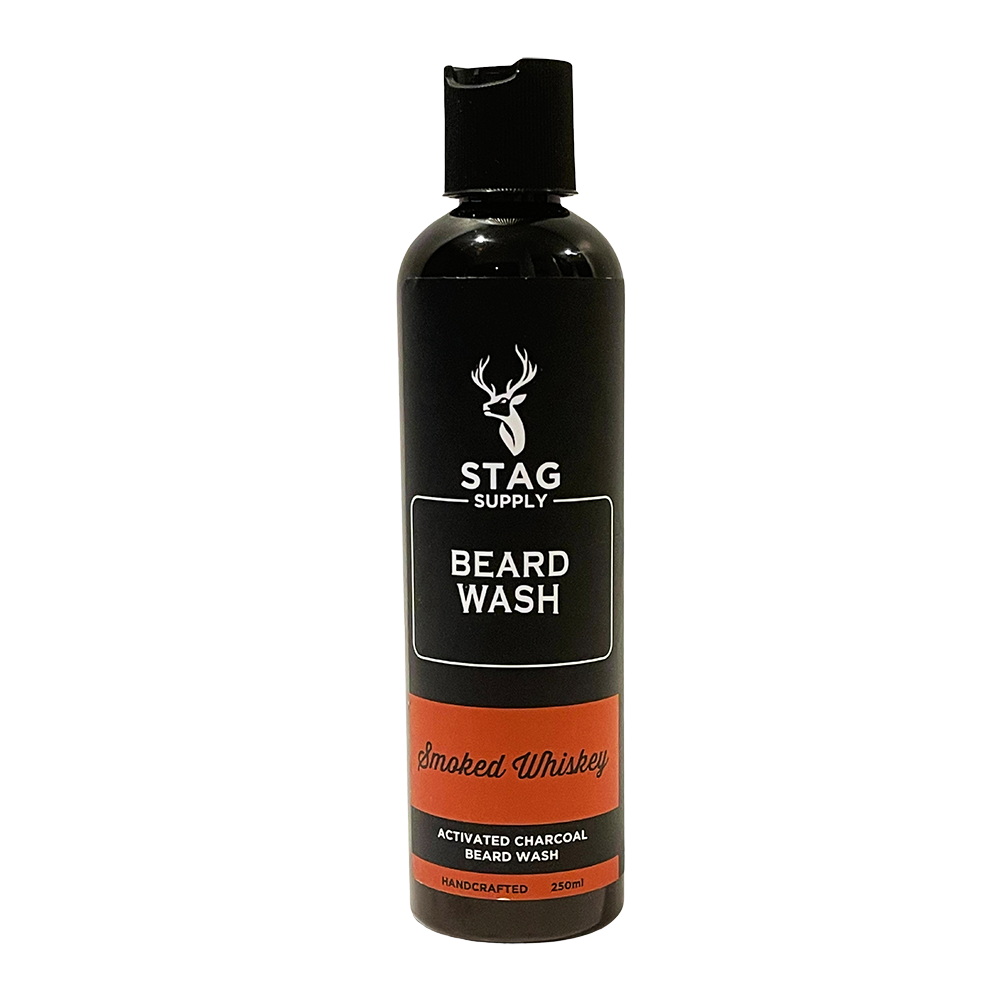 Stag Supply Smoked Whiskey Activated Charcoal Beard Wash
