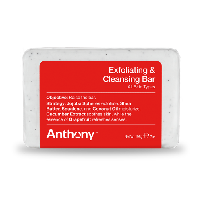 exfoliating and cleansing soap bar for men