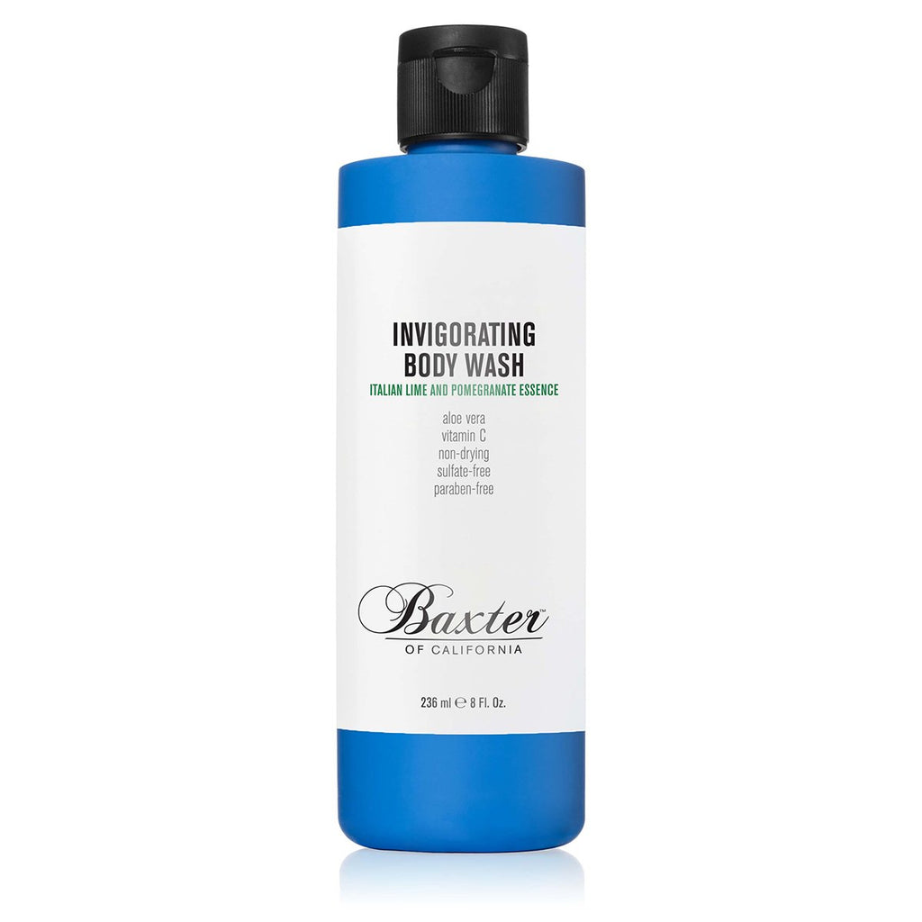 body wash with lime and pomegranate for men