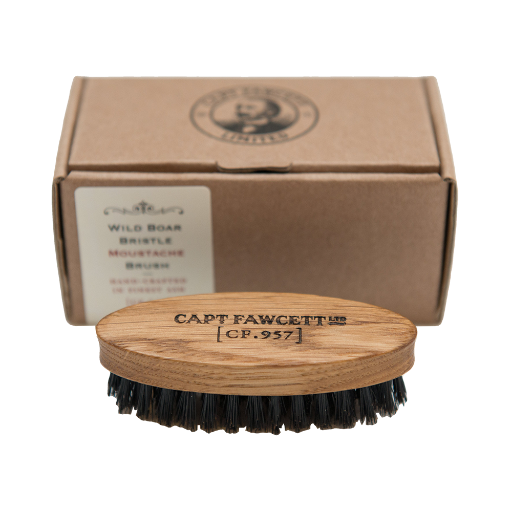 Captain Fawcett Wild Boar Bristle Moustache Brush