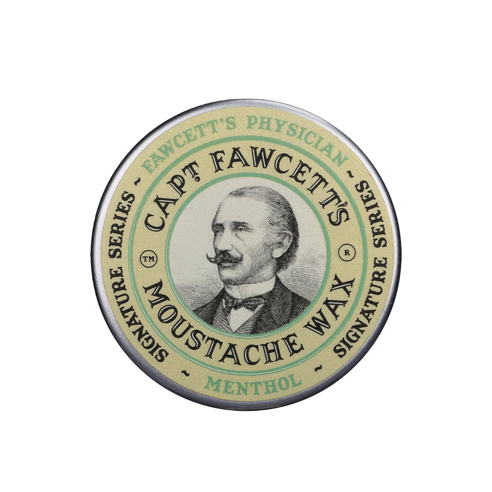 Captain Fawcett Moustache Wax Physician Menthol