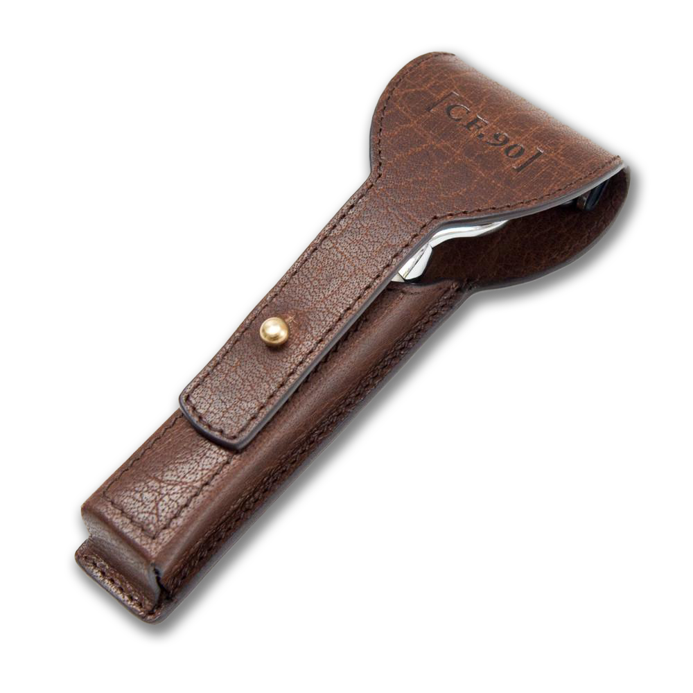 mach 3 razor with leather case
