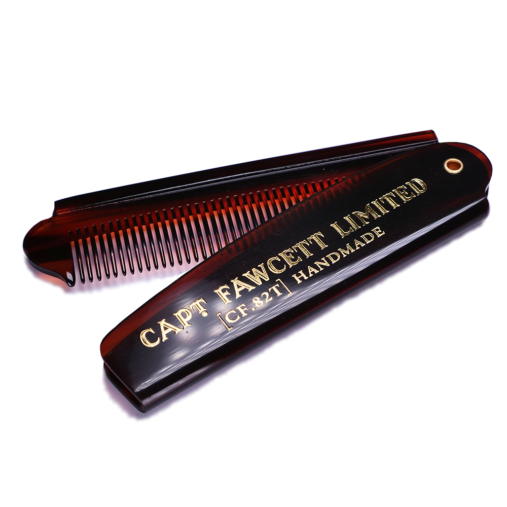 Captain Fawcett Folding Beard Comb