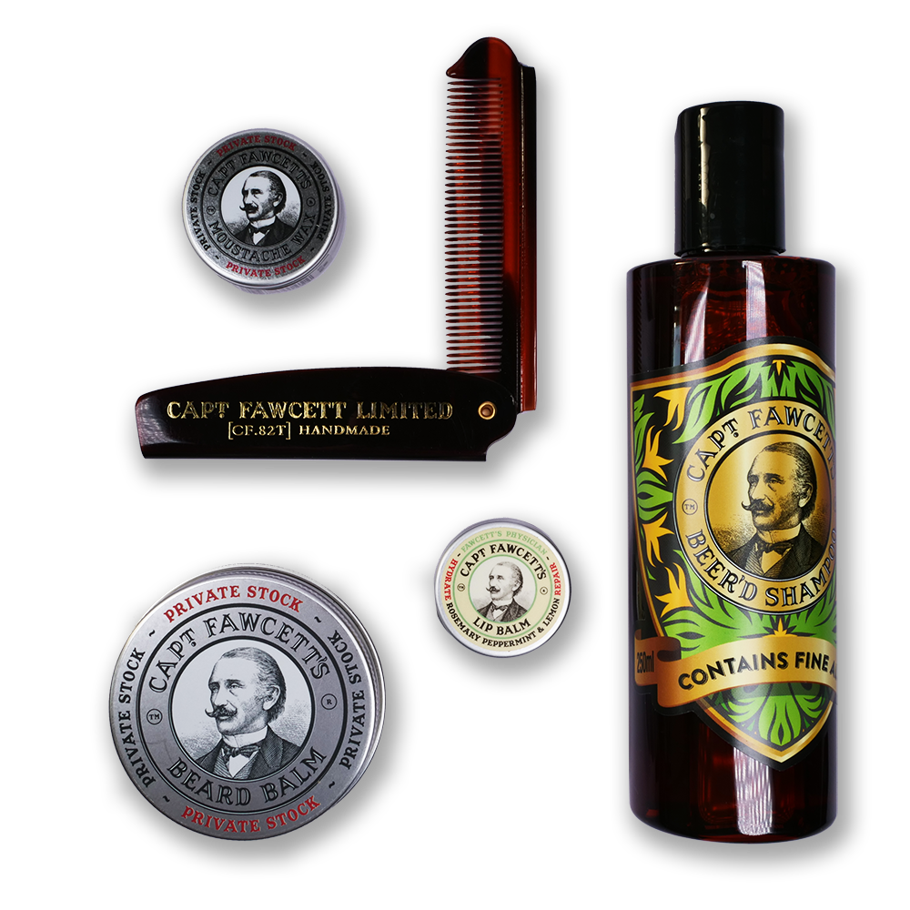 Captain Fawcett Beard & Lip Care Bundle