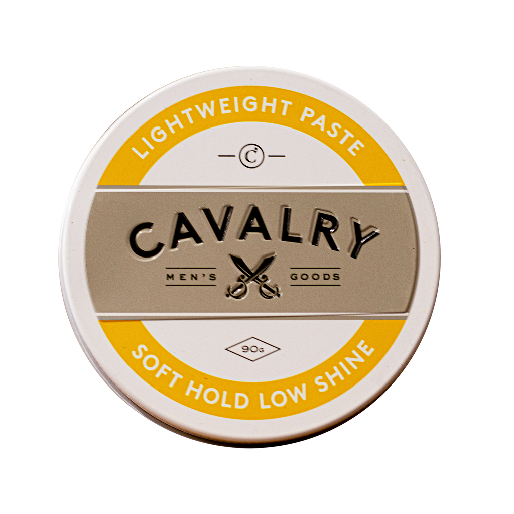 Lightweight soft hold styling paste for mens hair