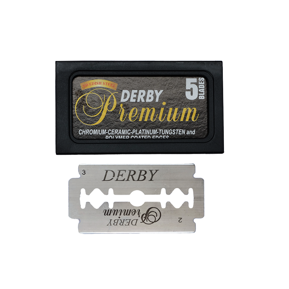 Derby Premium Double Edge Razor Blades 5pk