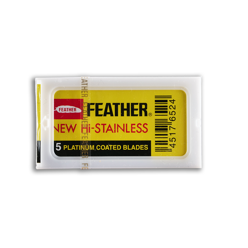 Feather Hi-Stainless Double Edge Blades -5 PACK