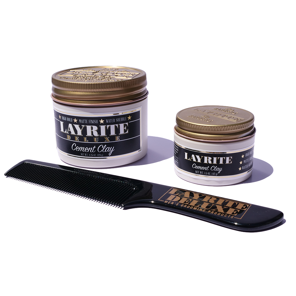 Layrite Cement Clay Bundle with medium comb