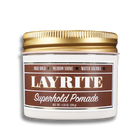 Layrite Superhold Pomade 120g - Strong hold, medium shinepomade for mens hair styling