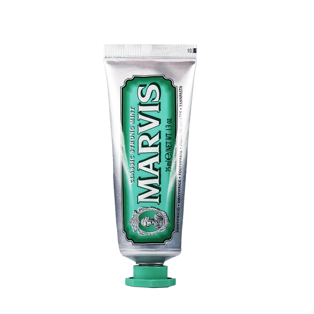 Marvis Classic Strong Mint toothpaste in travel size