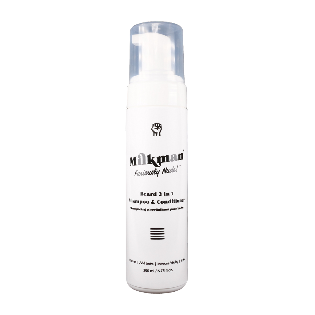 Milkman Furiously Nude 2 in 1 Beard Shampoo and Conditioner