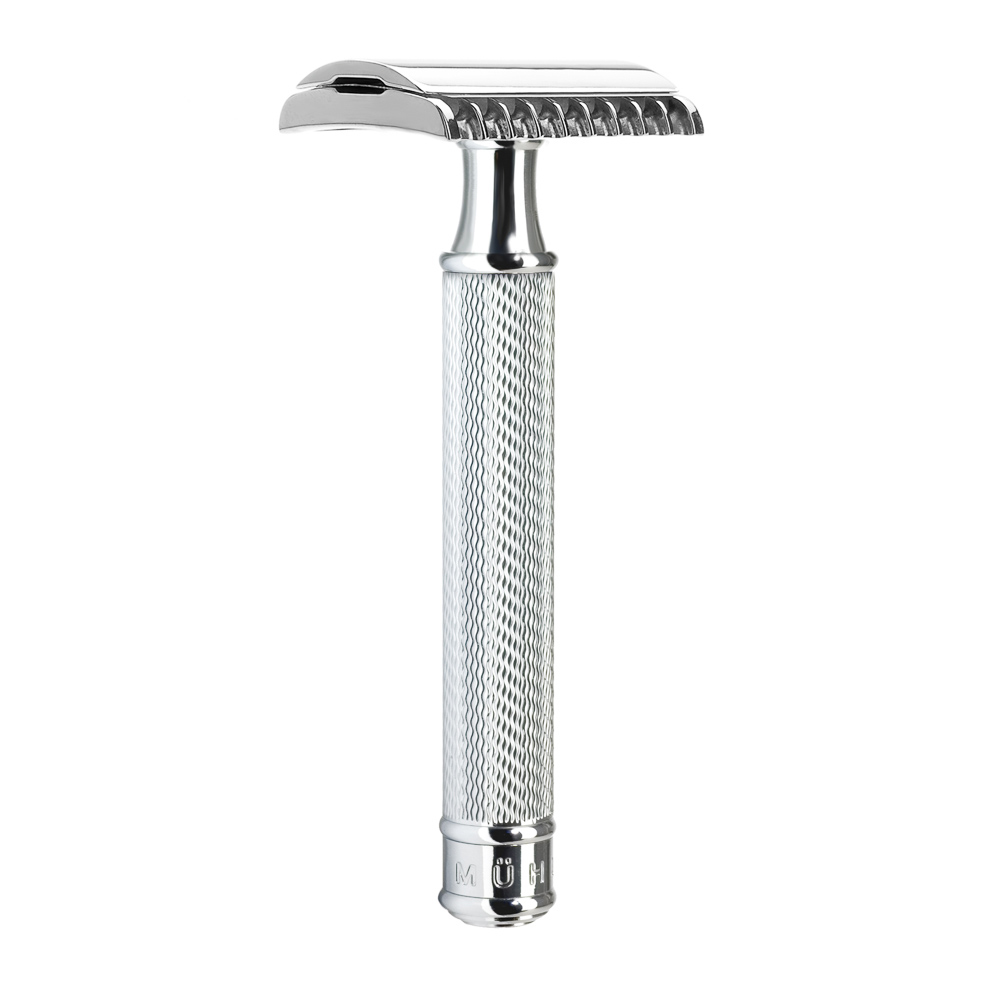 Muhle R41 Grande Safety Razor with open comb