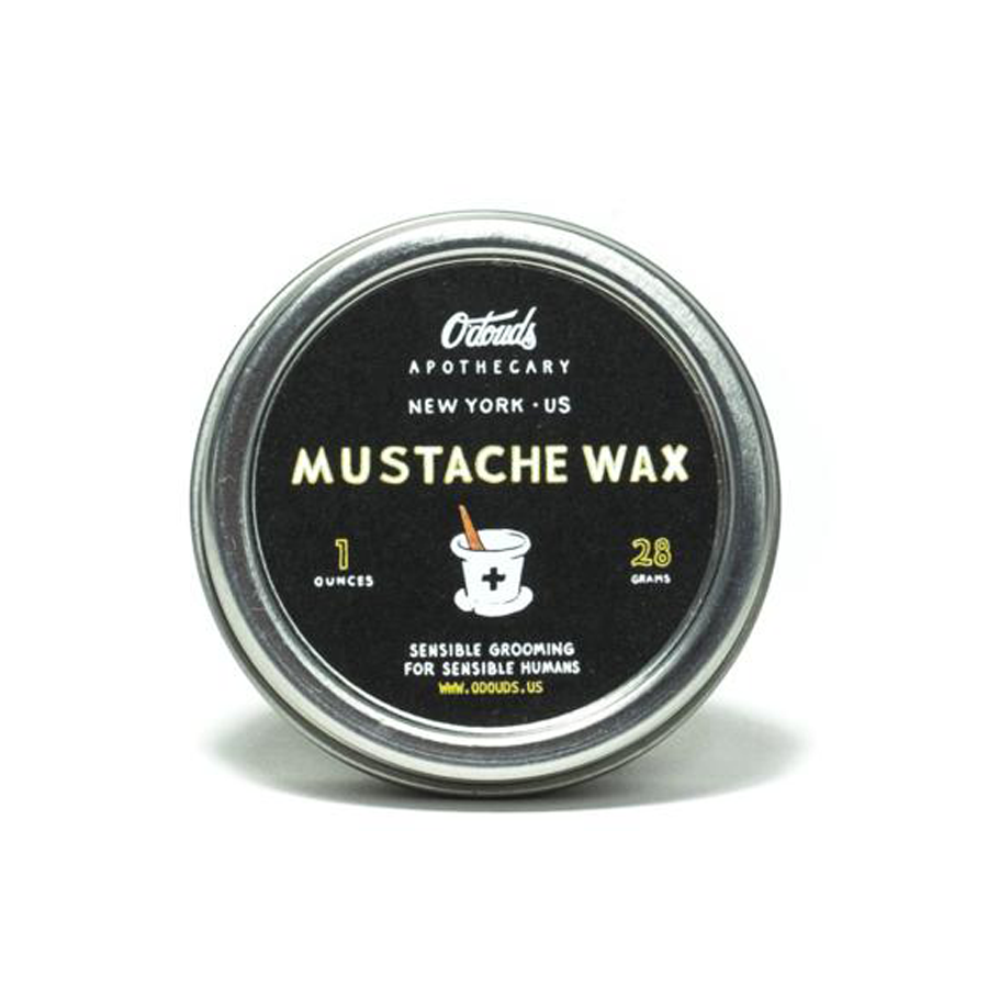 Moustache wax with a firm hold