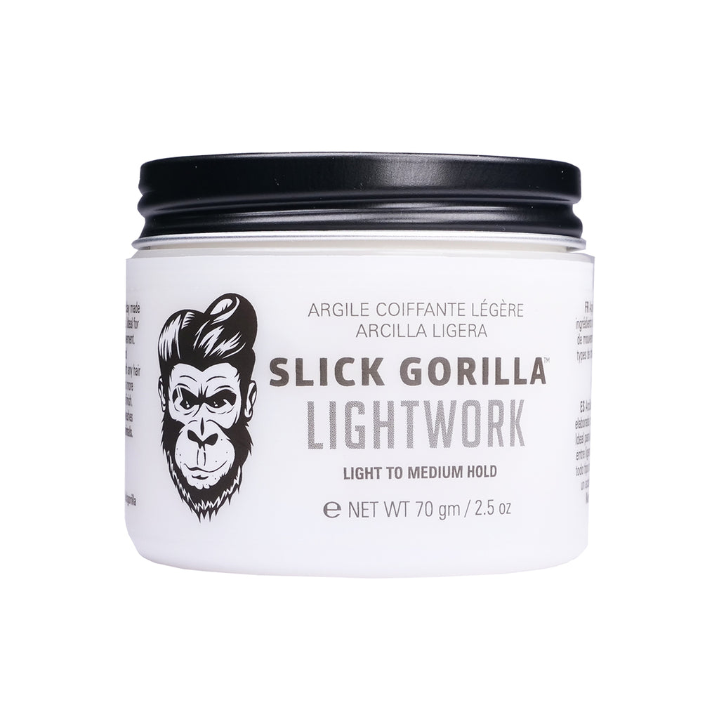 Slick Gorilla Lightwork Clay for light to medium hold styling