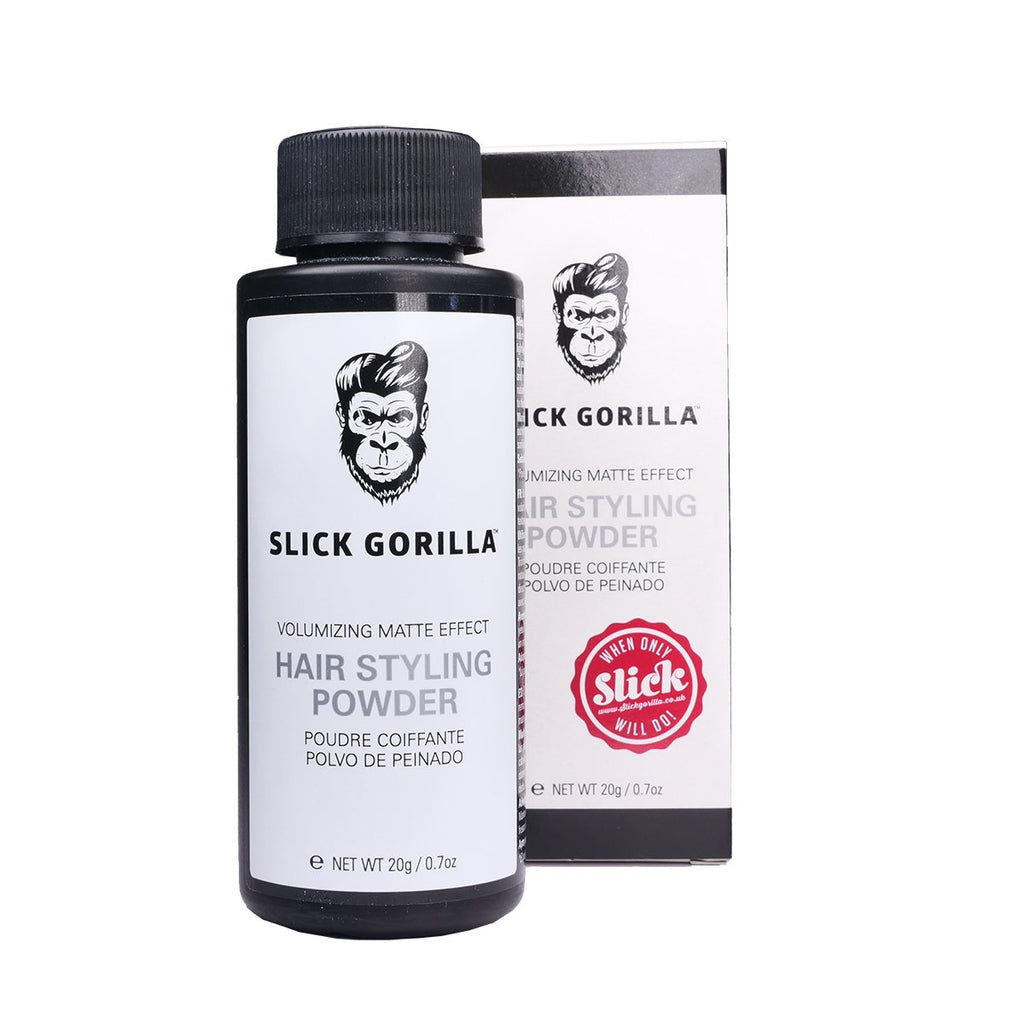 Slick Gorilla Hair Styling Powder 20g for Volumizing Matte Effect