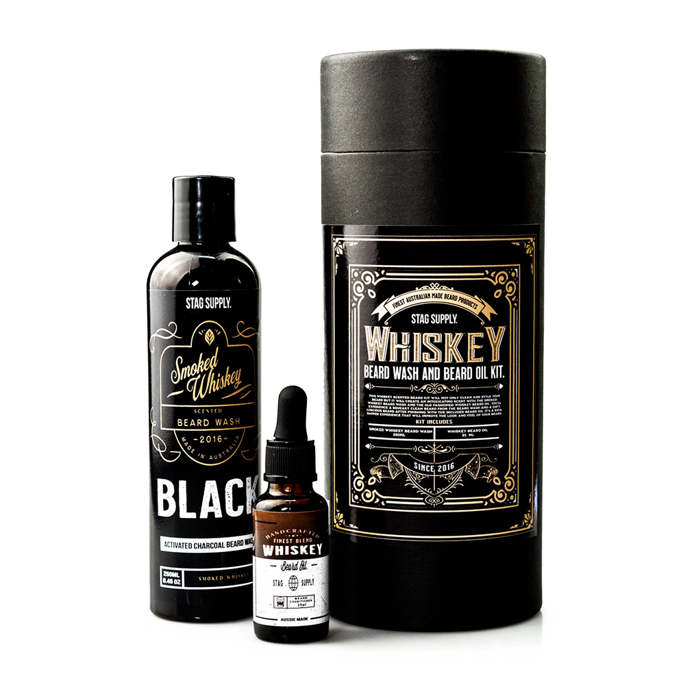 Stag Supply The Whiskey Beard Wash Kit