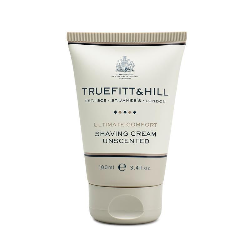 comfortable shaving cream tube